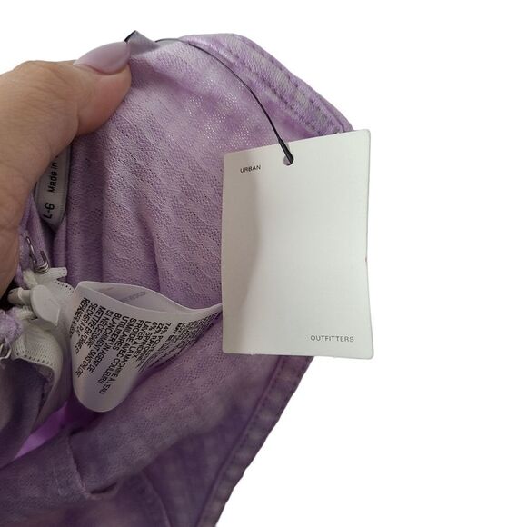 URBAN Outfitters Lilac Gingham Sleeveless Bootcut Jumpsuit NWT‎ - Picture 8 of 8